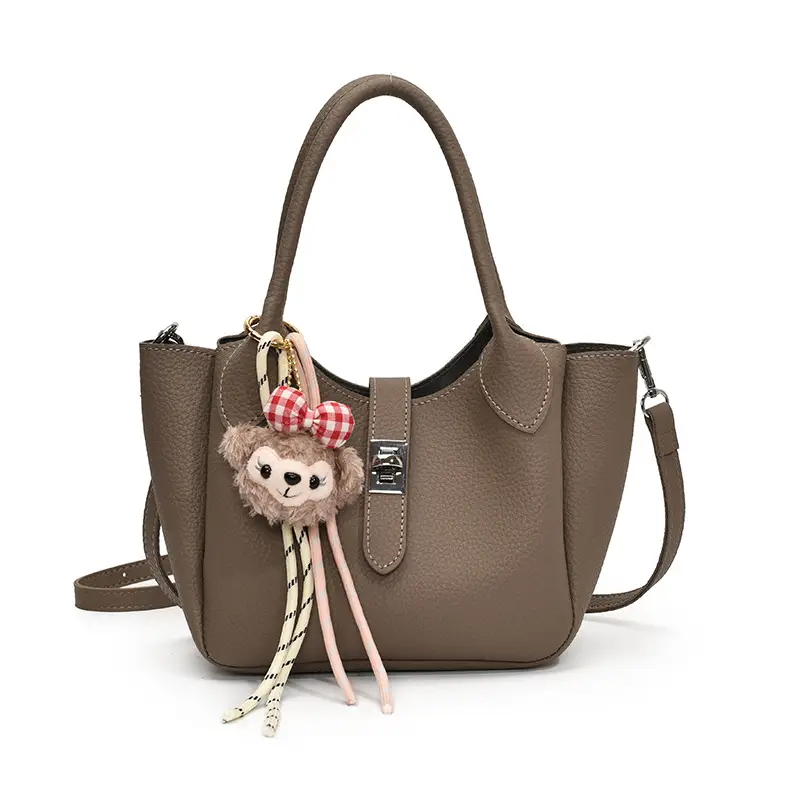 Women's Cream Teddy Bear Crossbody Bag 2025 - Image 4