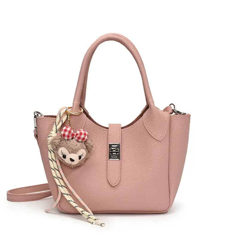 Women's Cream Teddy Bear Crossbody Bag 2025 - Image 6