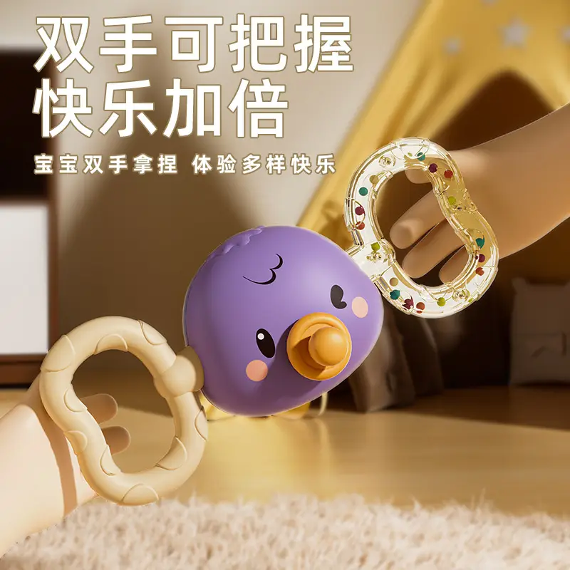 Baby Hand Rattle Toy with Sand Hammer & Tooth Gel - Image 6