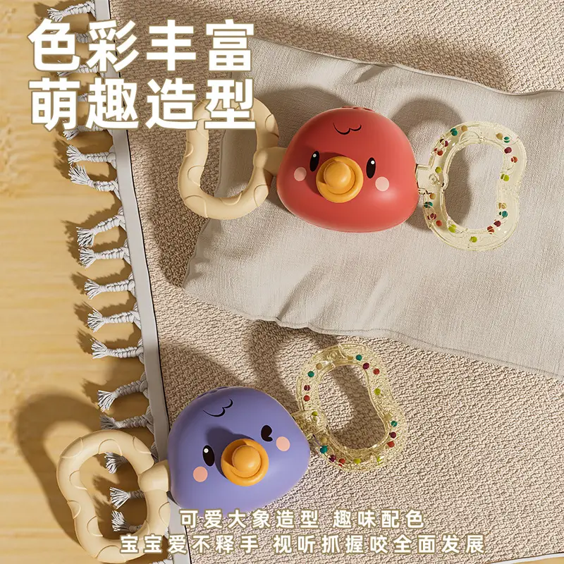Baby Hand Rattle Toy with Sand Hammer & Tooth Gel - Image 7