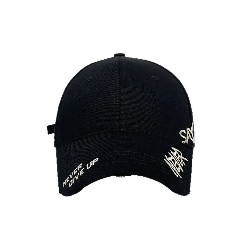 American Baseball Cap White Hole Letter Embroidered Wide Brim - Image 12