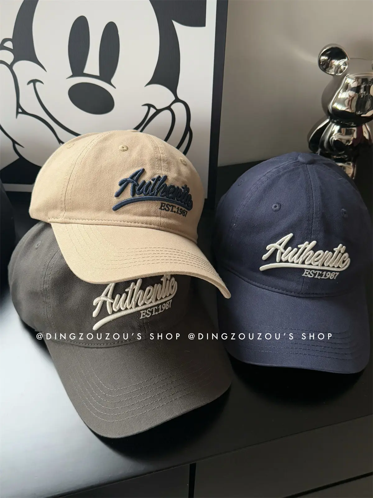 Pink Letter Embroidered Women's Baseball Cap — feature 23