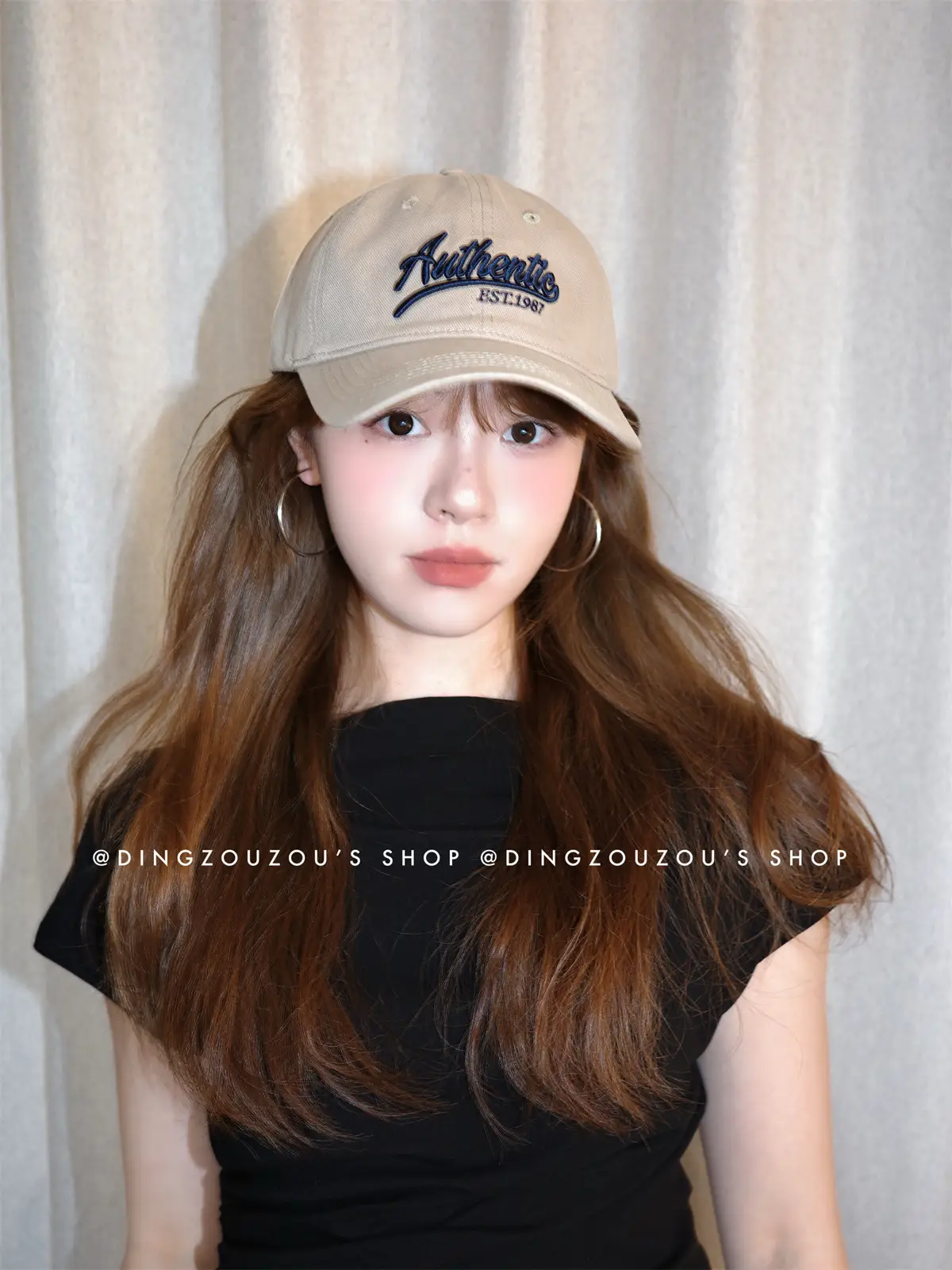 Pink Letter Embroidered Women's Baseball Cap — feature 3