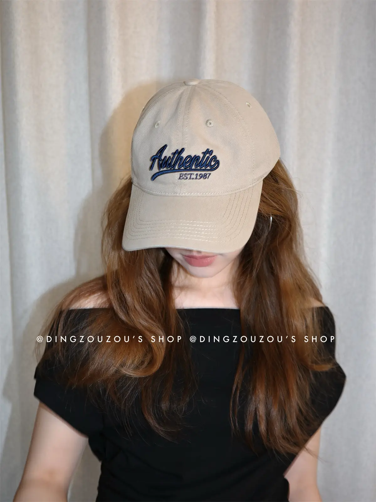 Pink Letter Embroidered Women's Baseball Cap — feature 4