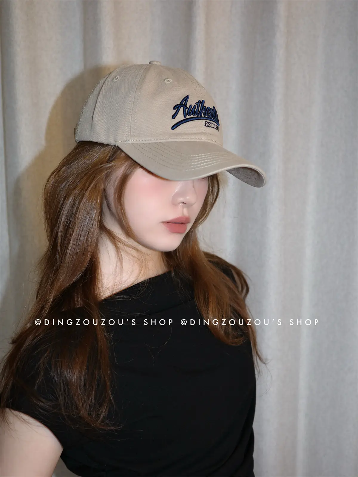 Pink Letter Embroidered Women's Baseball Cap — feature 6