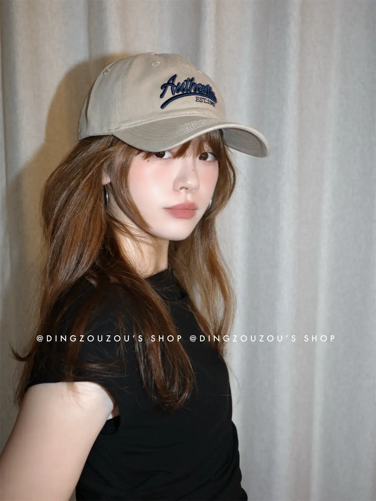 Pink Letter Embroidered Women's Baseball Cap — feature 7