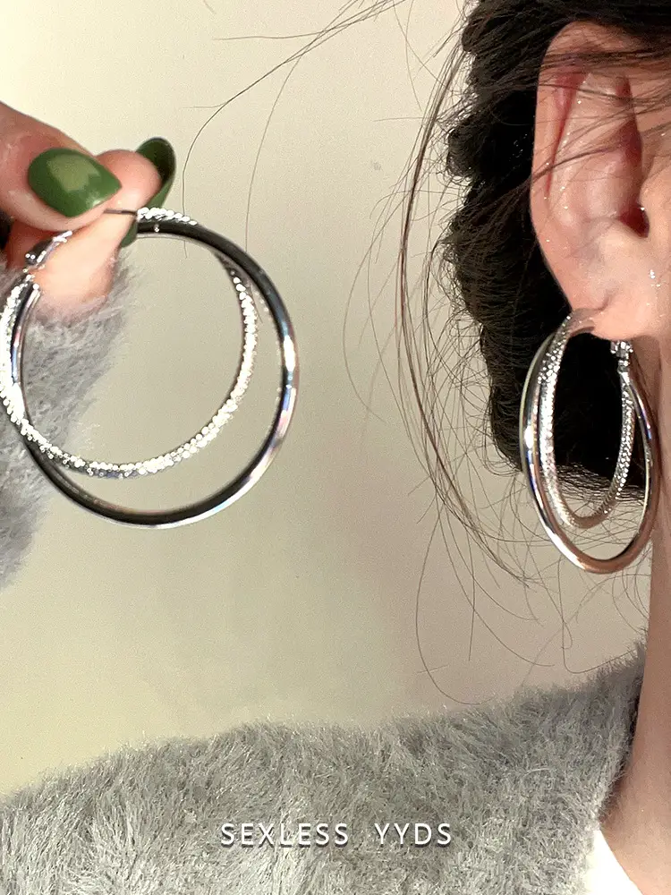 2025 Flower Tassel Earrings for Women Pink Blue White — feature 17