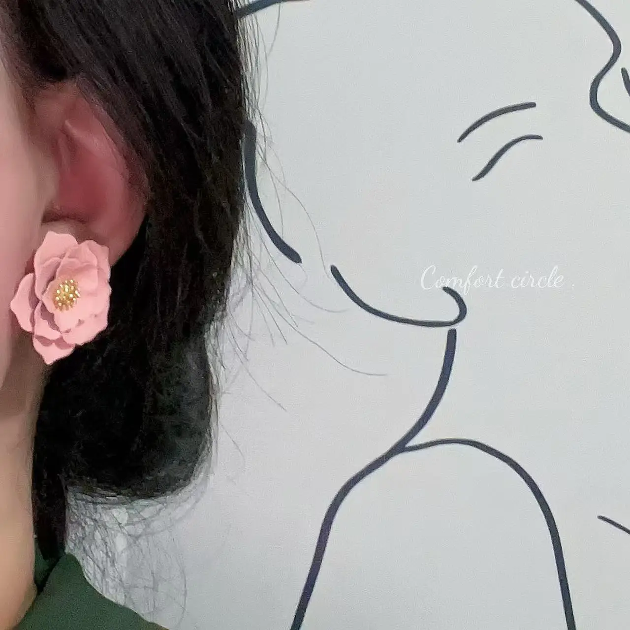 2025 Flower Tassel Earrings for Women Pink Blue White — feature 44