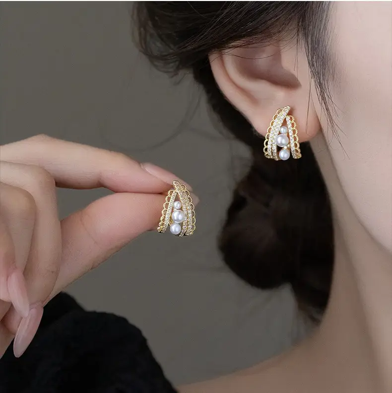 2025 Flower Tassel Earrings for Women Pink Blue White — feature 51