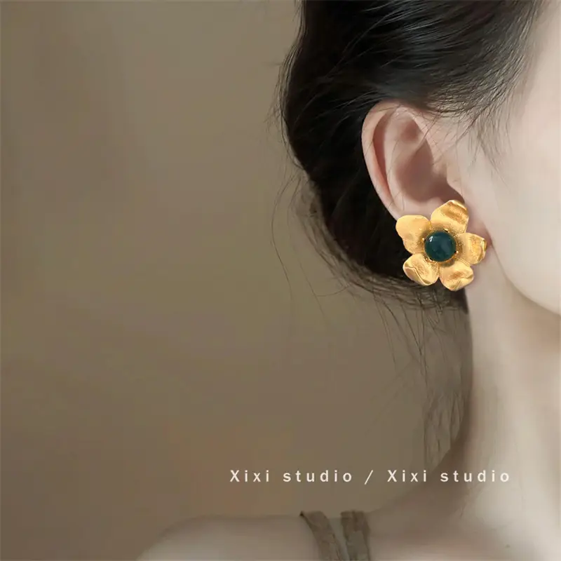2025 Flower Tassel Earrings for Women Pink Blue White — feature 54