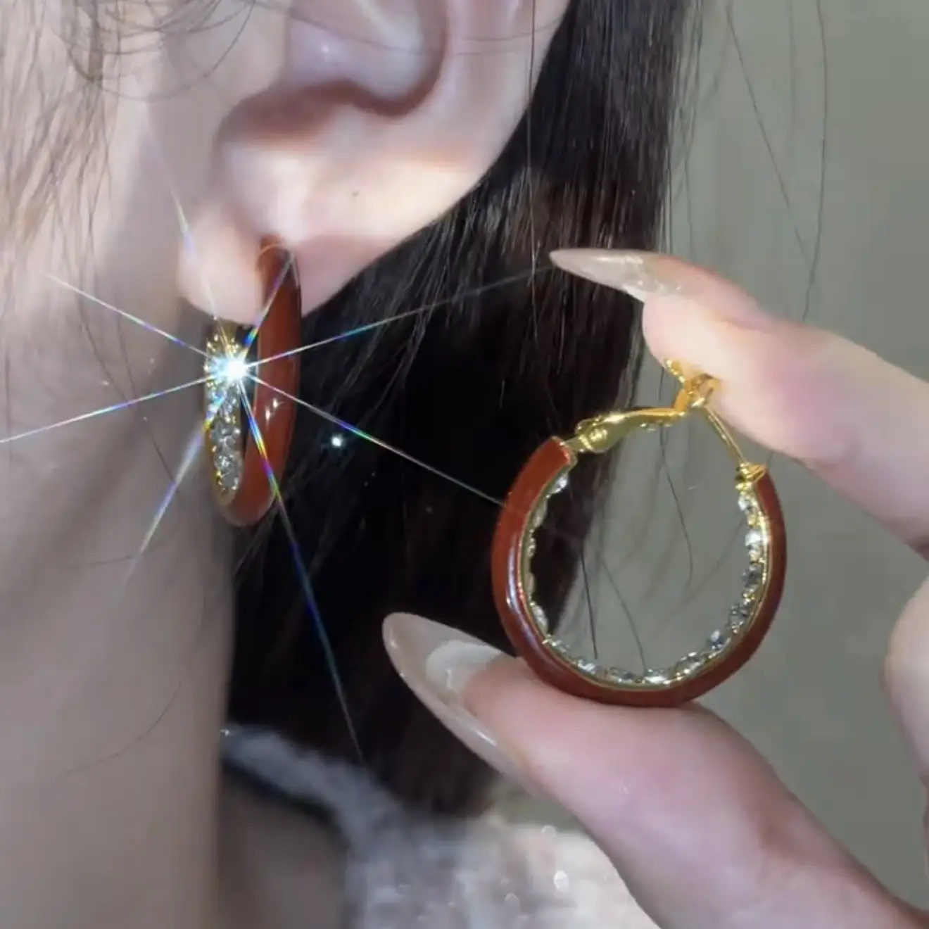 2025 Flower Tassel Earrings for Women Pink Blue White - Image 7