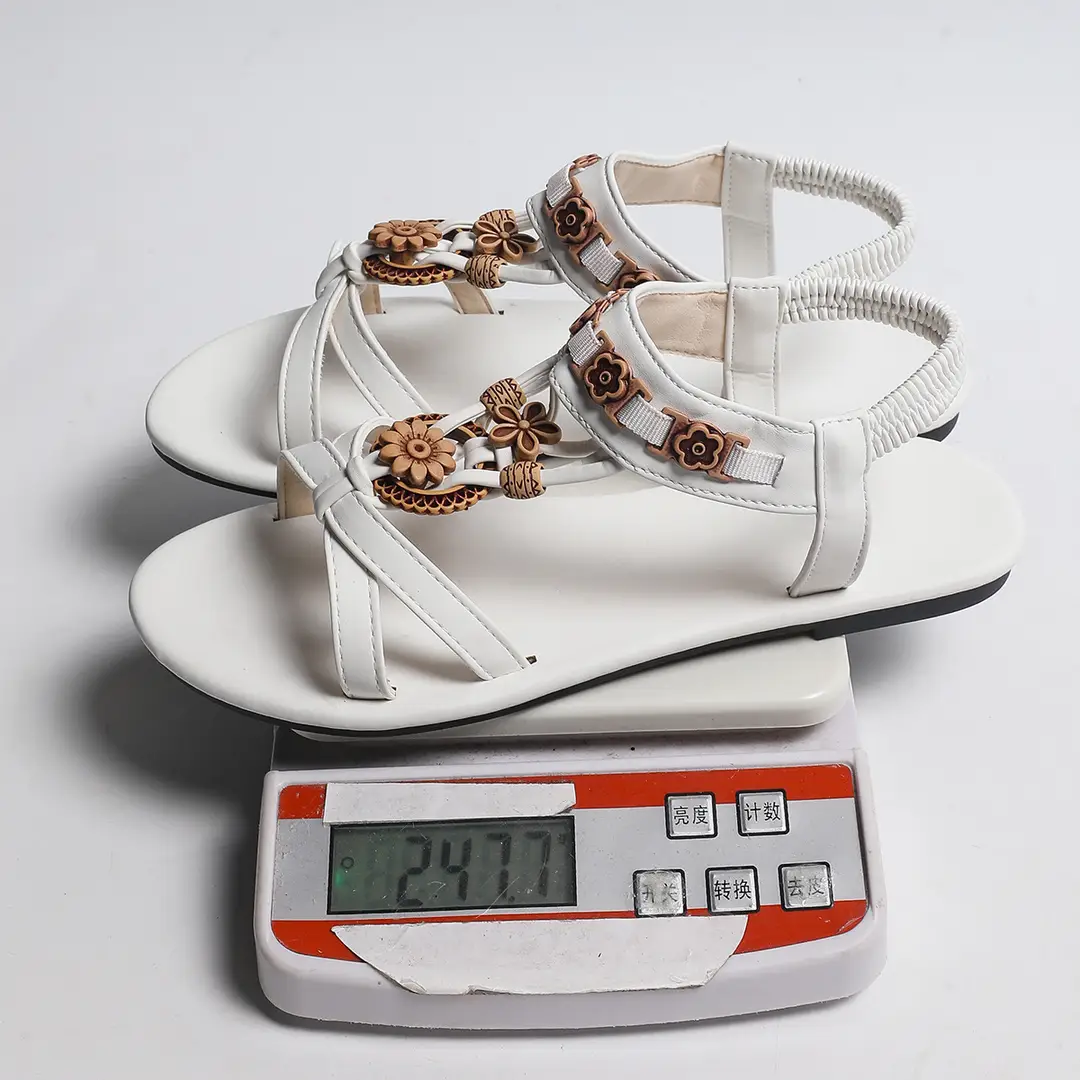 Women's Fashion All-match plus size 2025 Summer New Round-toe Flat Breathable Casual Women's Sandals Non-slip Rubber — feature 31