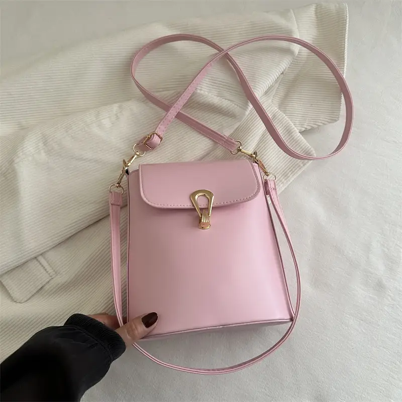 Women's Beige Textured Bucket Bag Shoulder Crossbody — feature 38