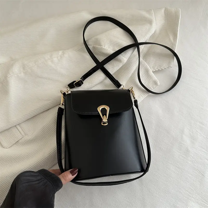 Women's Beige Textured Bucket Bag Shoulder Crossbody — feature 39