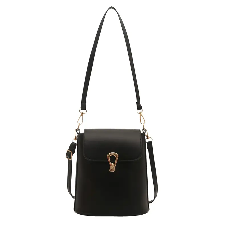 Women's Beige Textured Bucket Bag Shoulder Crossbody - Image 2