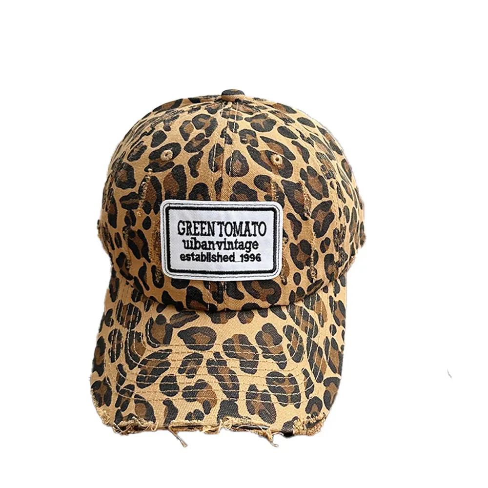 Green Tomato Baseball Cap Men Women Washed Old Wear Sunshade - Image 7