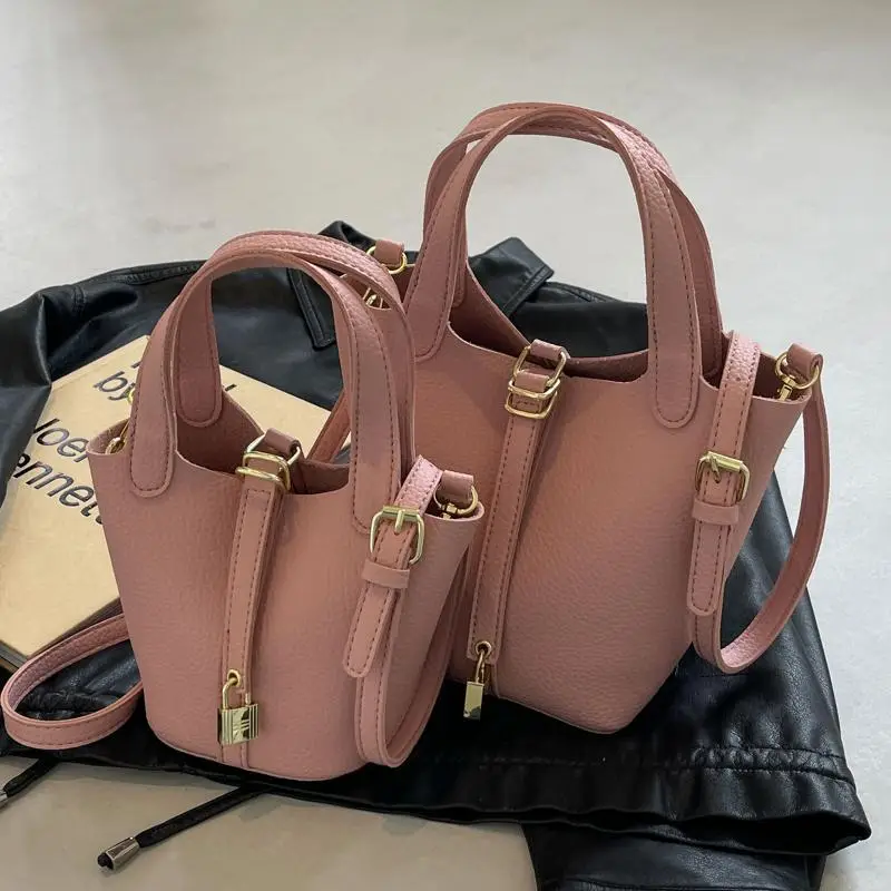 2025 New Bucket Bag for Women Casual Shoulder Bag - Image 9