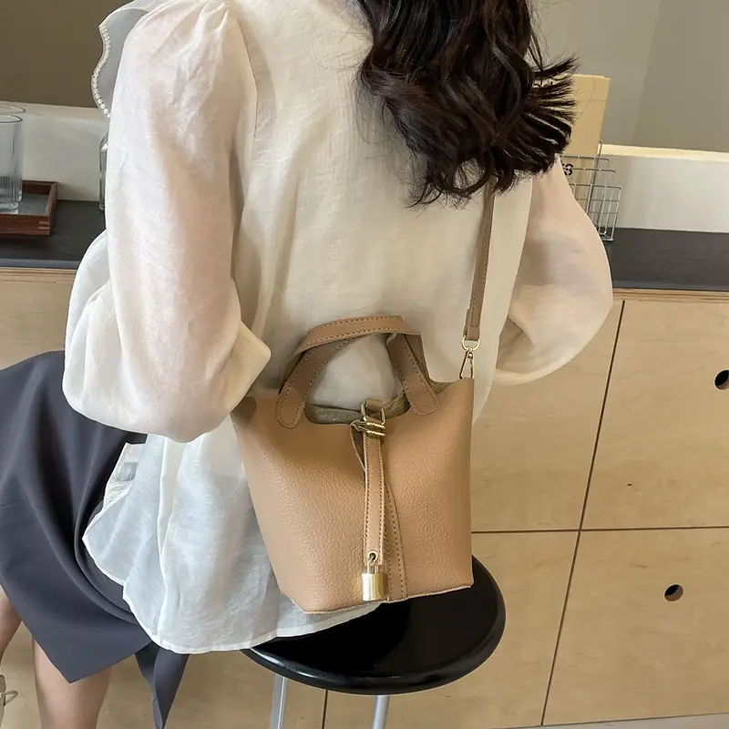 2025 New Bucket Bag for Women Casual Shoulder Bag - Image 12