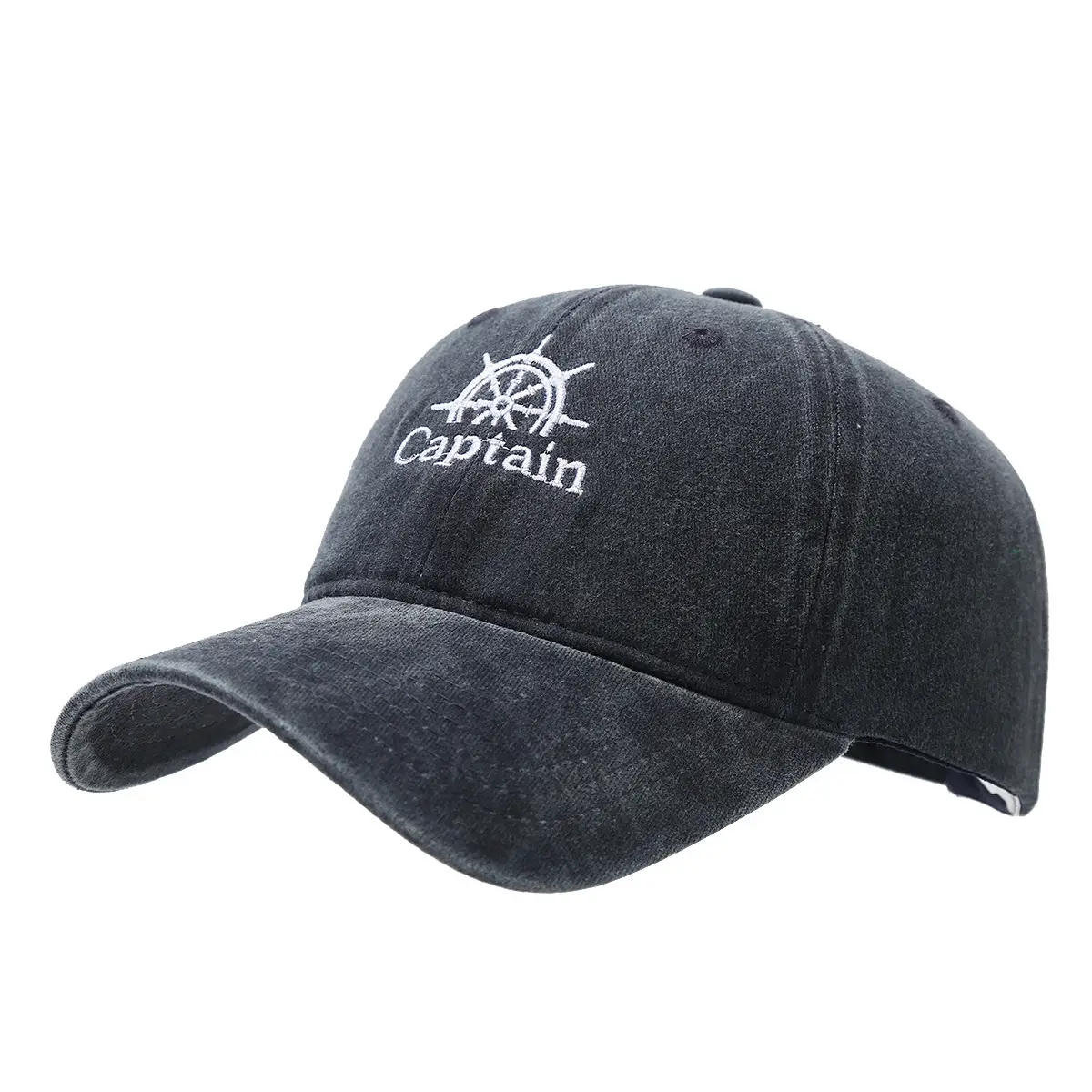 Captain Embroidered Blue Baseball Cap for Men - Image 10