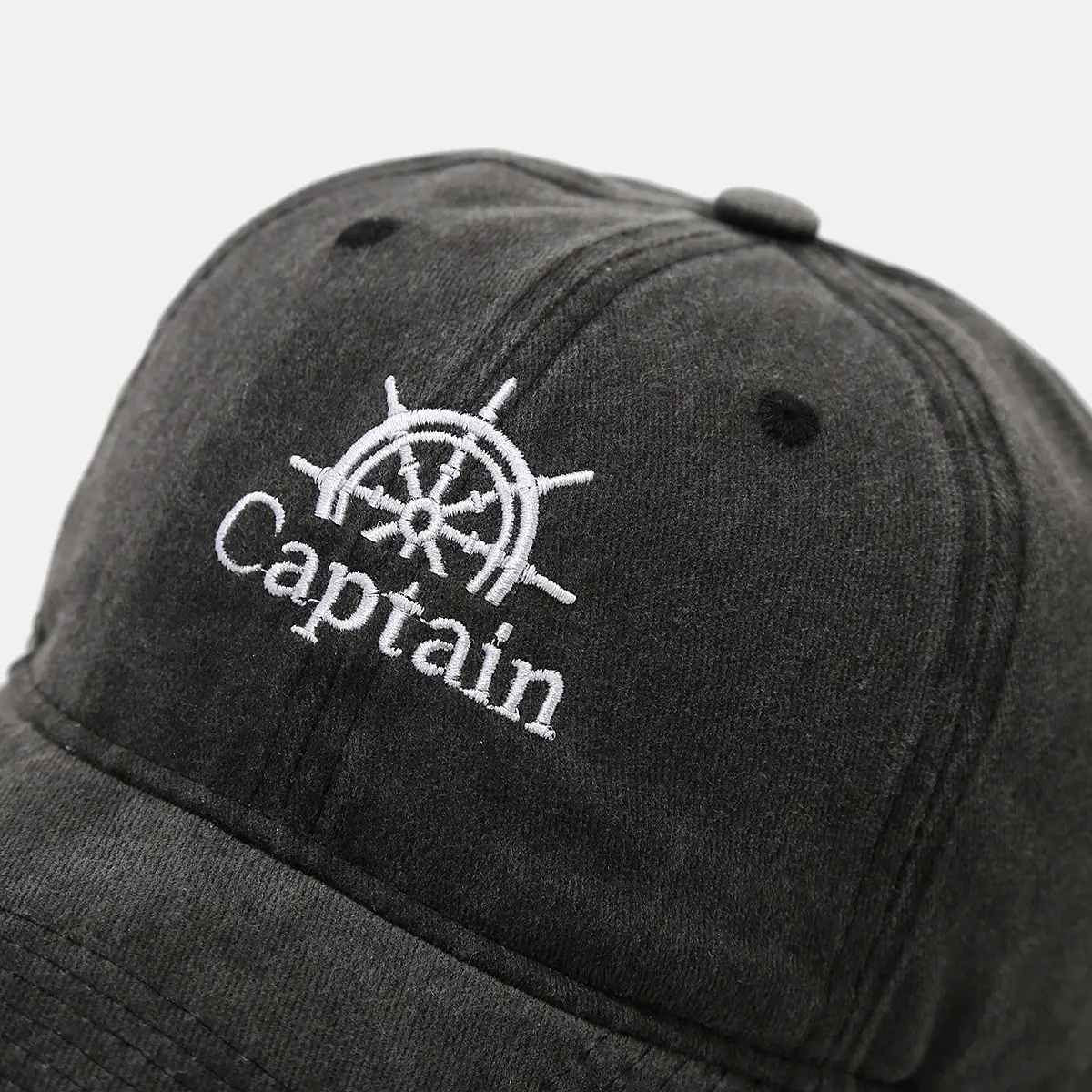 Captain Embroidered Blue Baseball Cap for Men — feature 11