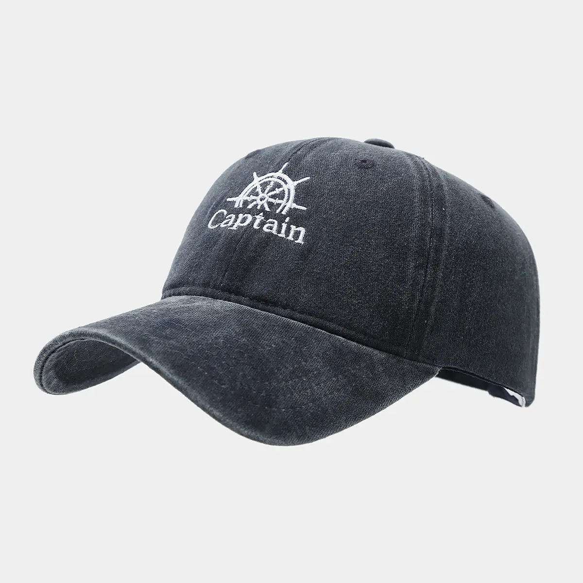 Captain Embroidered Blue Baseball Cap for Men — feature 4