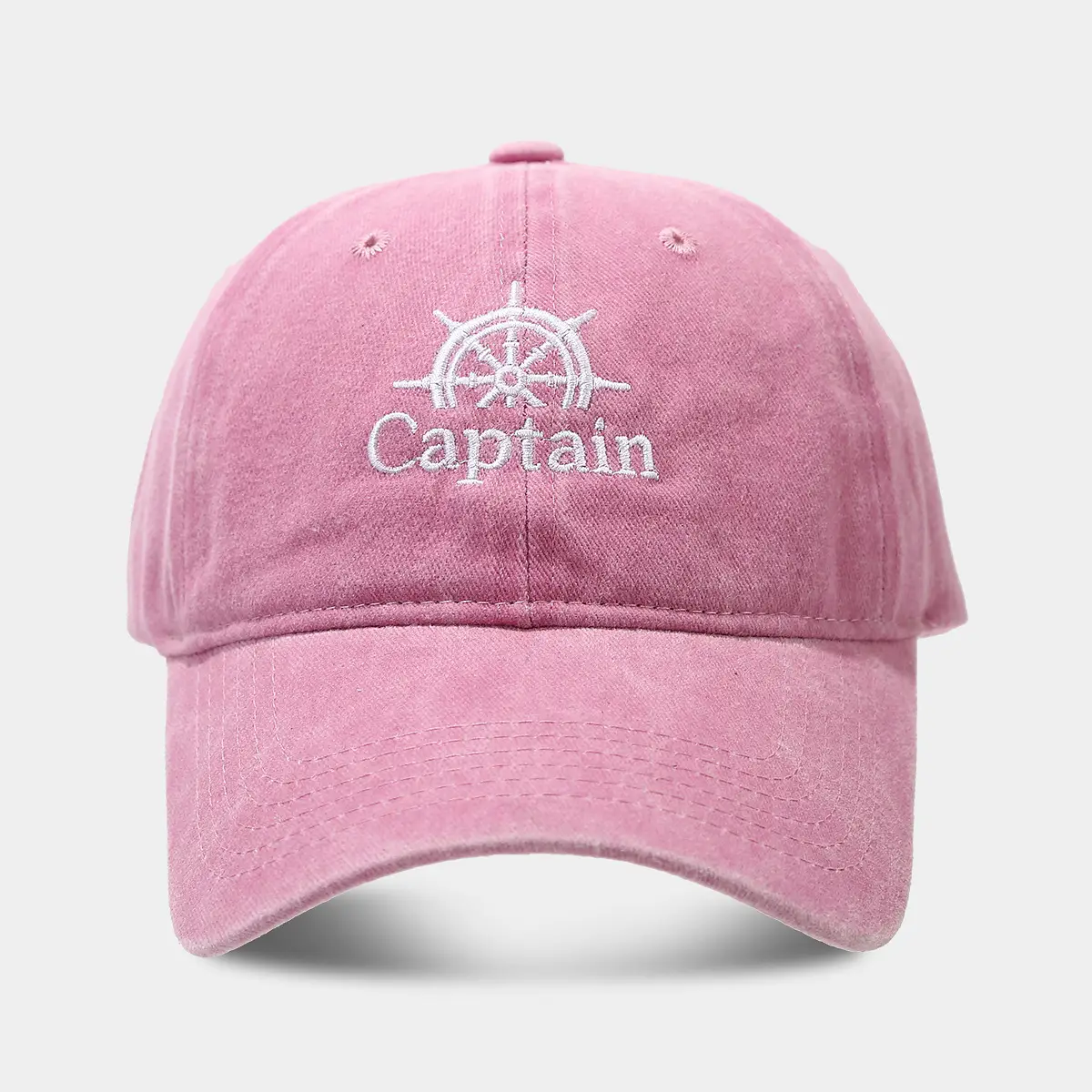 Captain Embroidered Blue Baseball Cap for Men - Image 6