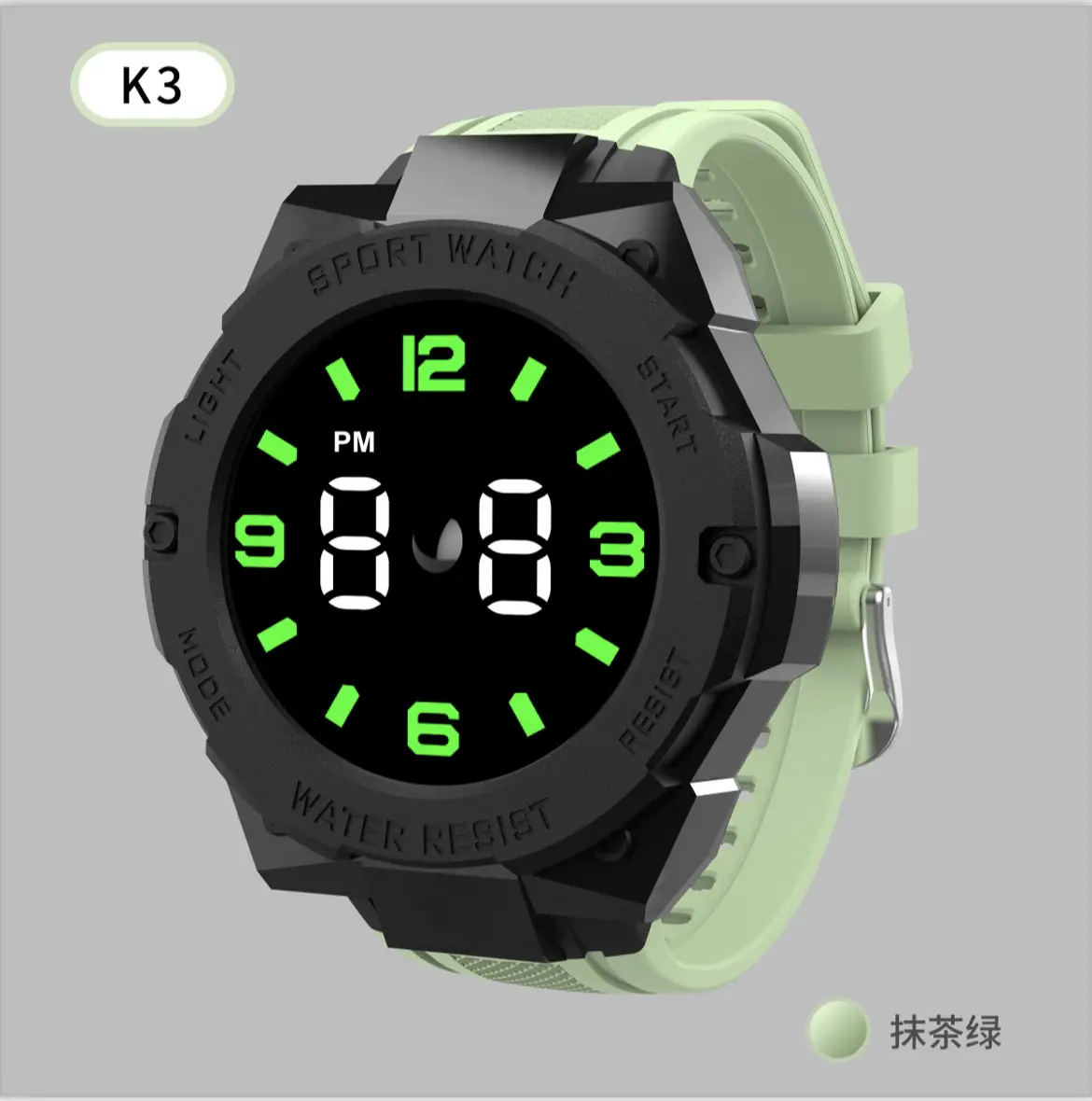 Dual Color LED Digital Watch for Men Women Sports Wear - Image 7