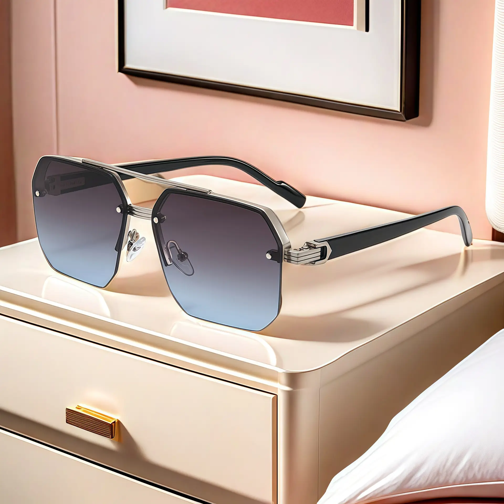 Anti-Ultraviolet Half Frame Driving Sunglasses for Boys — feature 4