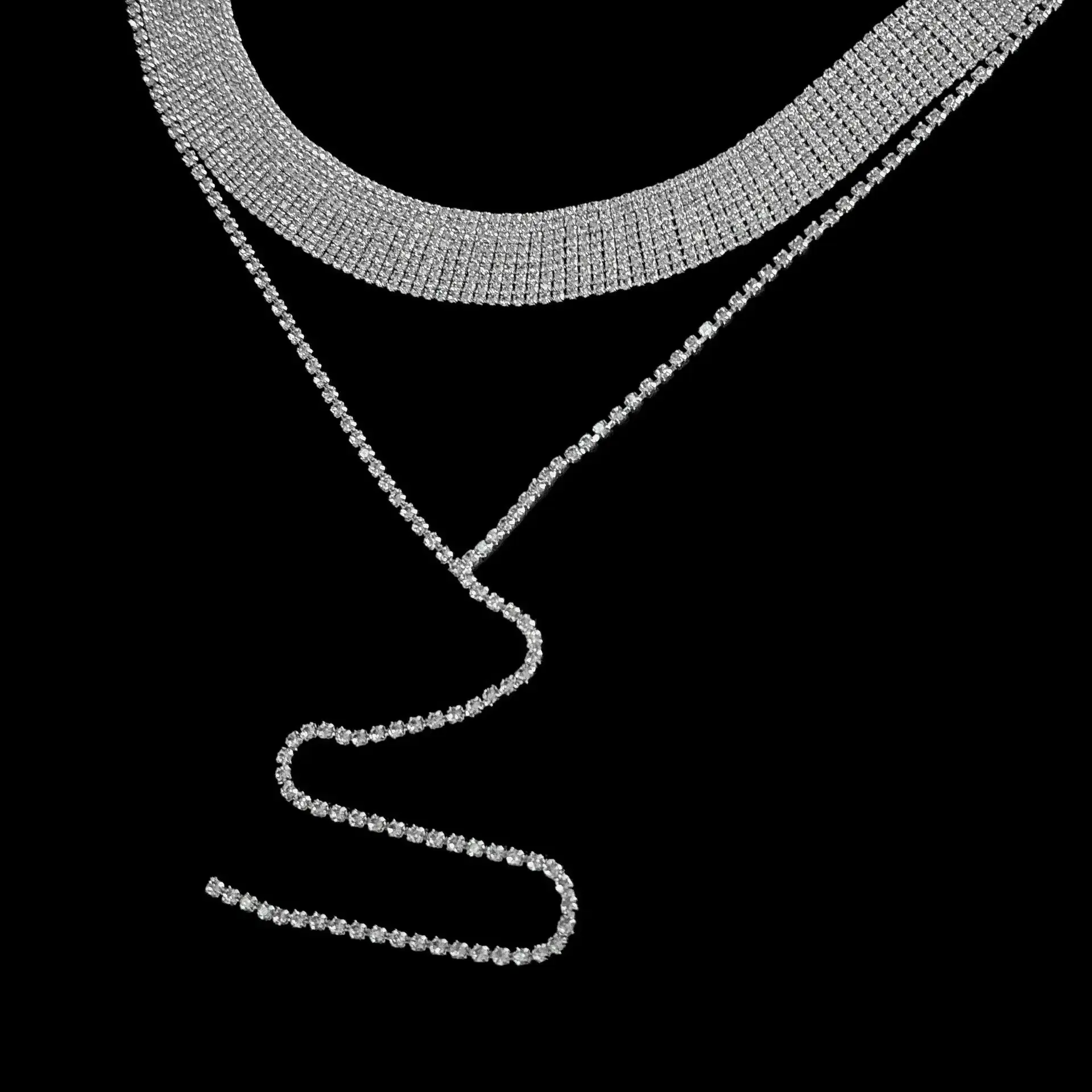 Luxury Crystal Crossbody Earrings for Women - Image 3