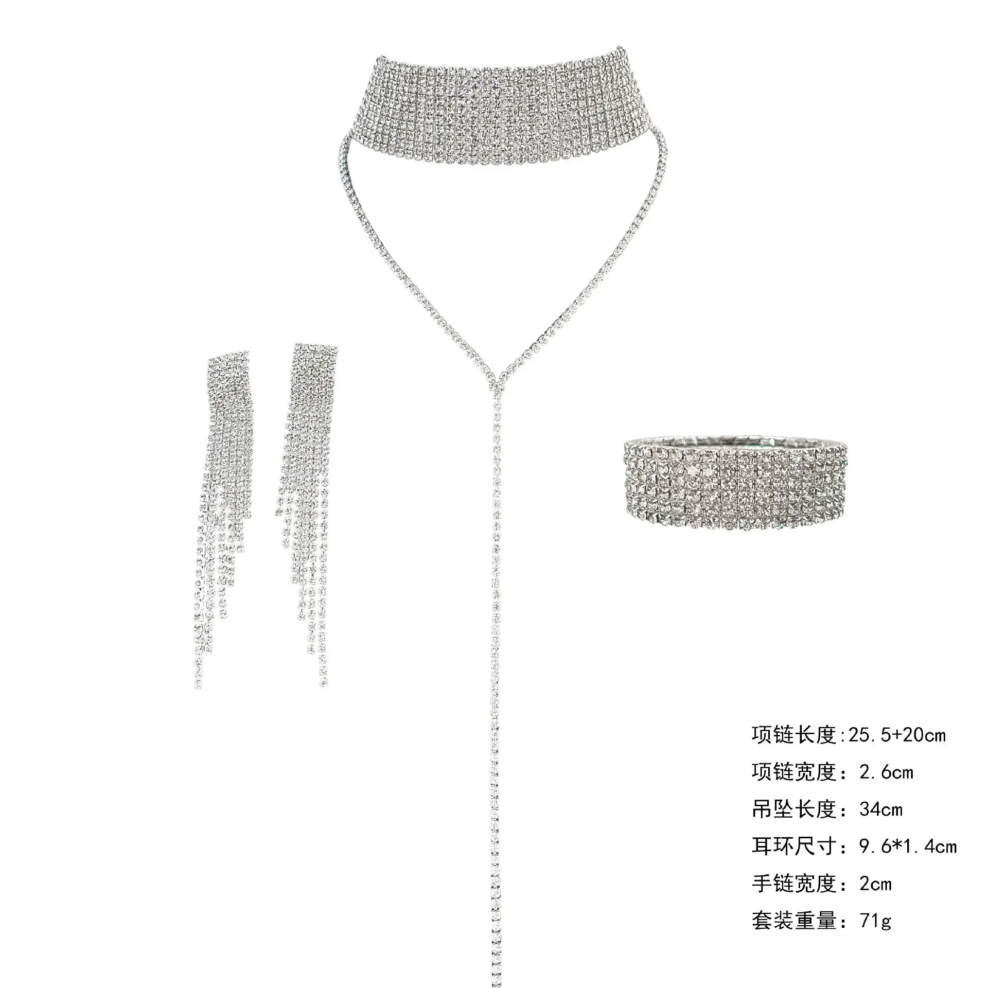 Luxury Crystal Crossbody Earrings for Women — feature 3