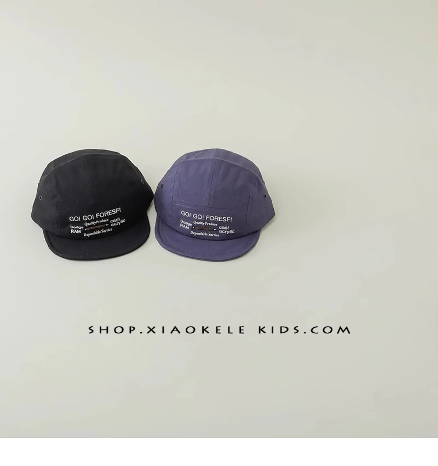 White Western-style Kids Hat with Embroidered Letter — feature 6