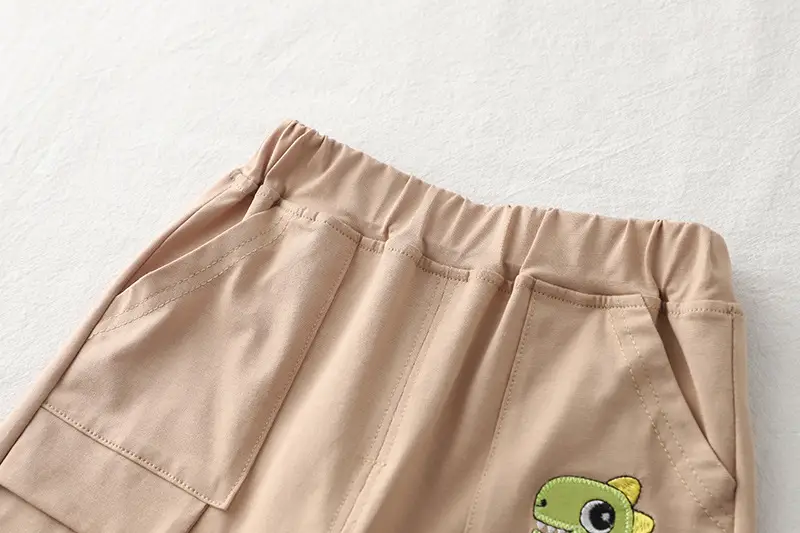 Boys Summer Western T-Shirt Shorts Set Cartoon Design — feature 6