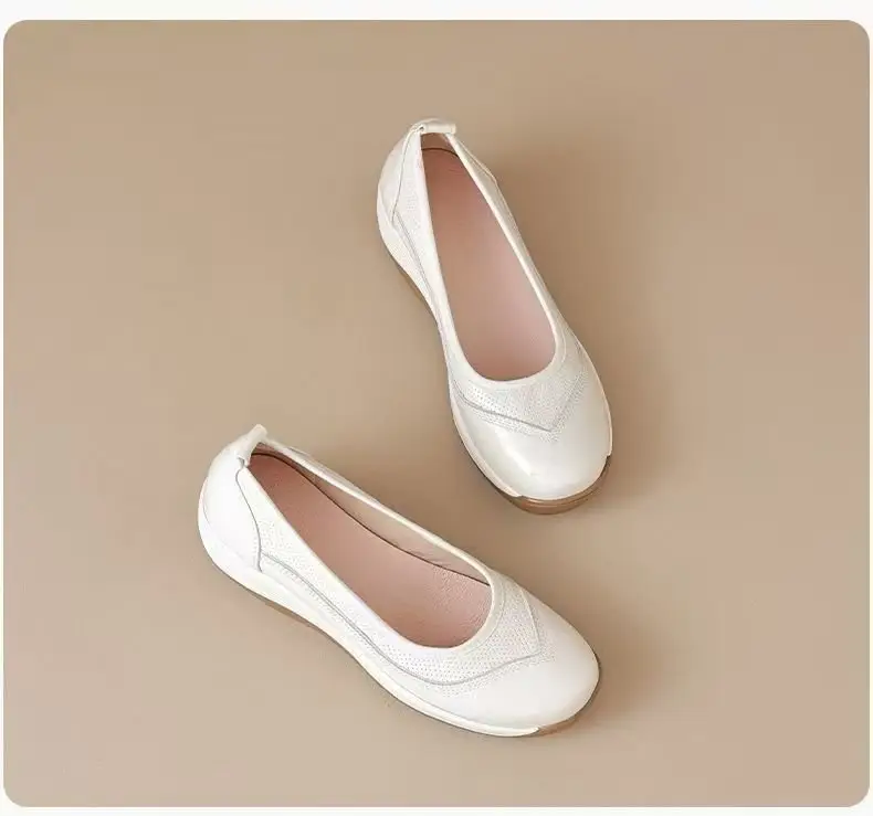 Explosions Soft Sole Comfortable Mother Rocking Women's Shoes 2025 Spring and Summer New Breathable Casual Shallow Mouth Single Shoes Lazy Shoes — feature 7