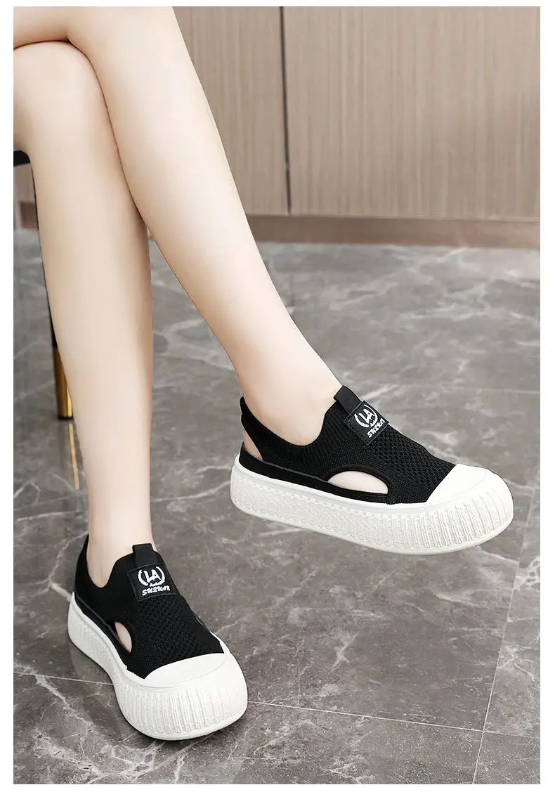 Women White Mesh Slip-On Shoes 2025 — feature 12