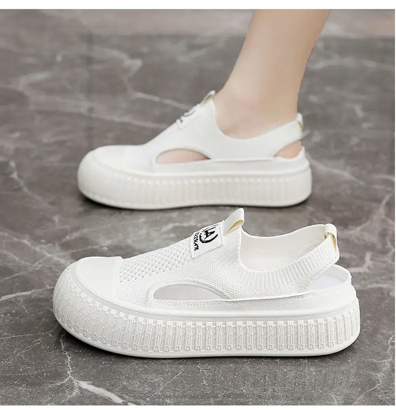 Women White Mesh Slip-On Shoes 2025 — feature 16