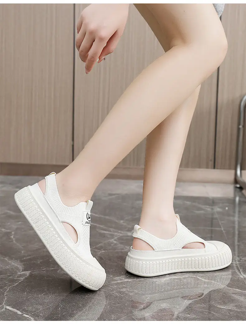 Women White Mesh Slip-On Shoes 2025 — feature 17