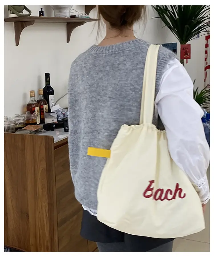 Pink Beach Print Shoulder Bag for Women — feature 17