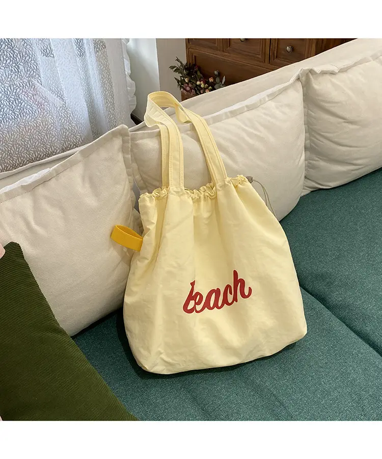Pink Beach Print Shoulder Bag for Women — feature 25