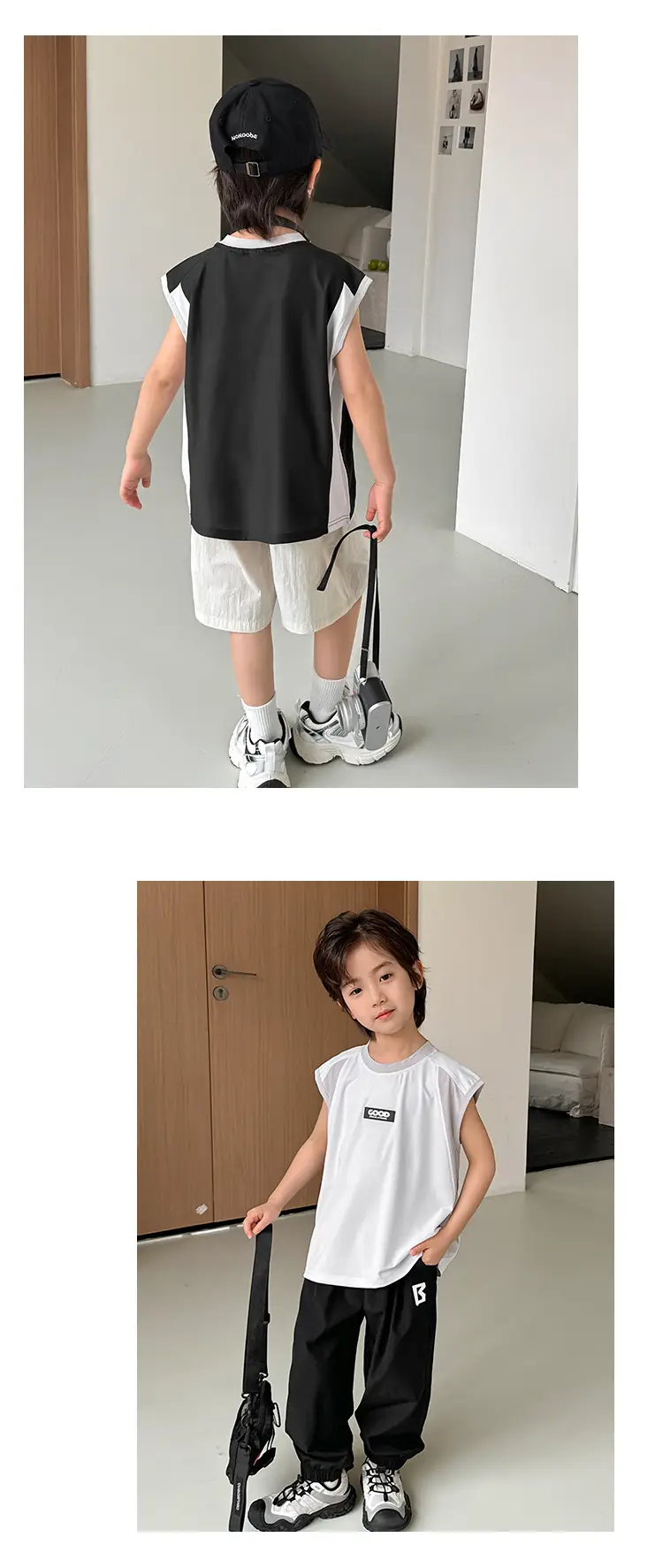 Haima's 2026 Boys Sleeveless Vest Sweatshirt Set — feature 12