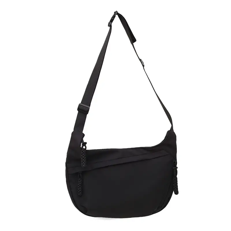 Japanese Style Crossbody Bag Large Capacity Solid Color - Image 11
