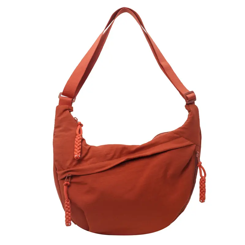Japanese Style Crossbody Bag Large Capacity Solid Color - Image 7