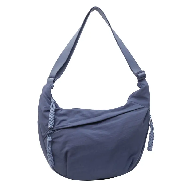 Japanese Style Crossbody Bag Large Capacity Solid Color - Image 8