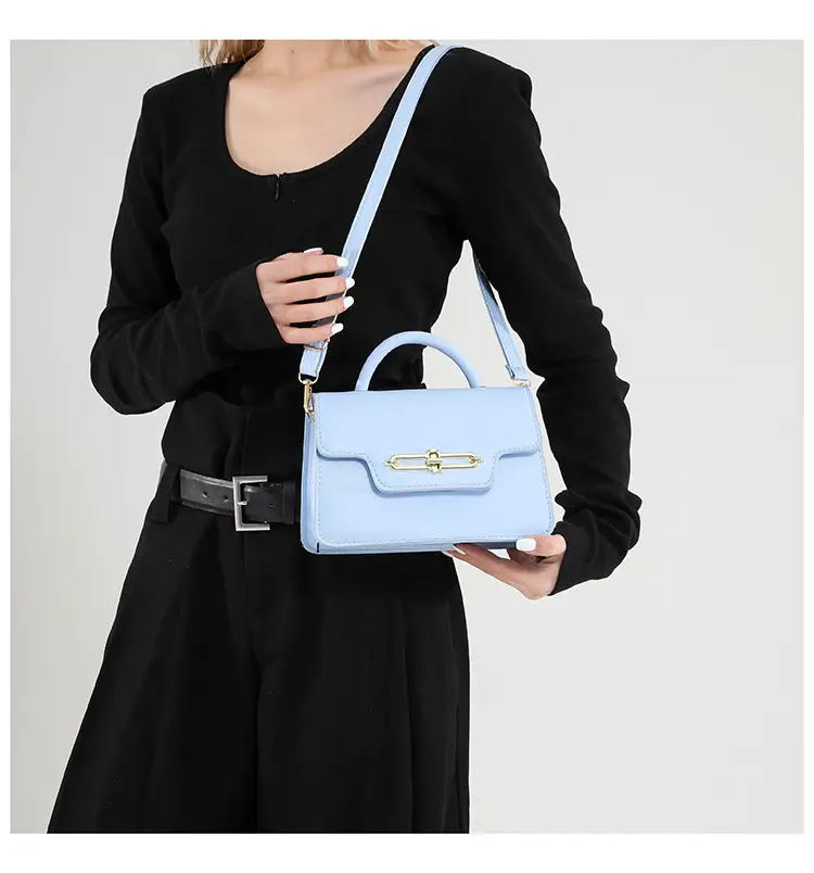 Women's Retro Lock Buckle Shoulder Bag Large Capacity Multi Color — feature 17
