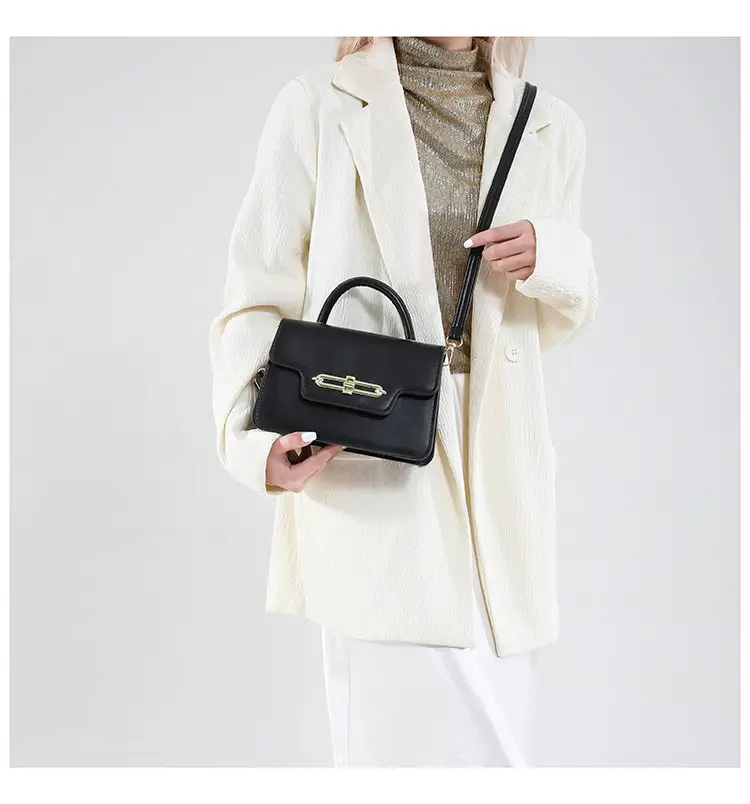 Women's Retro Lock Buckle Shoulder Bag Large Capacity Multi Color — feature 23