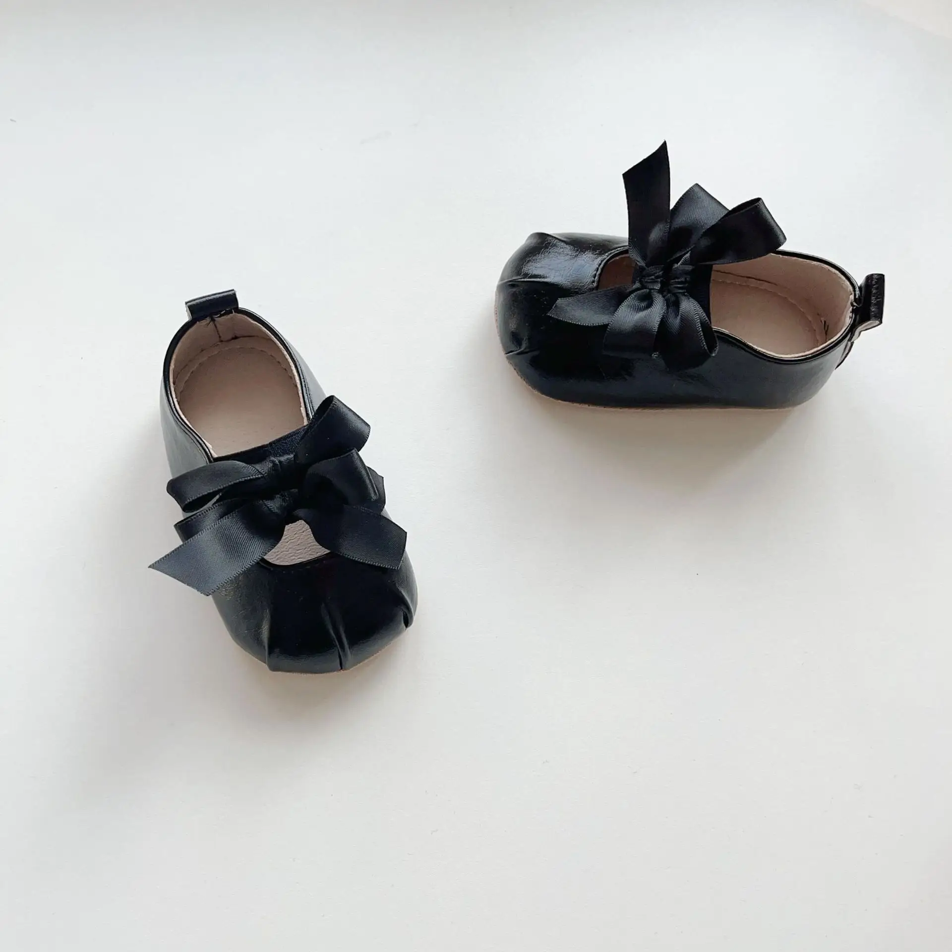 Black Bow Toddler Shoes Korean Style Soft Sole — feature 13