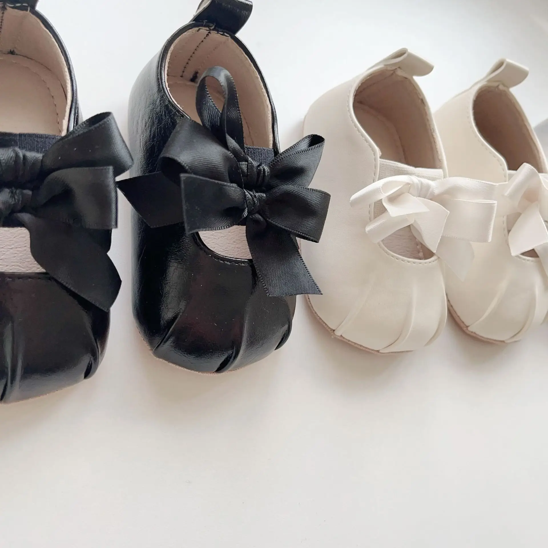 Black Bow Toddler Shoes Korean Style Soft Sole — feature 19