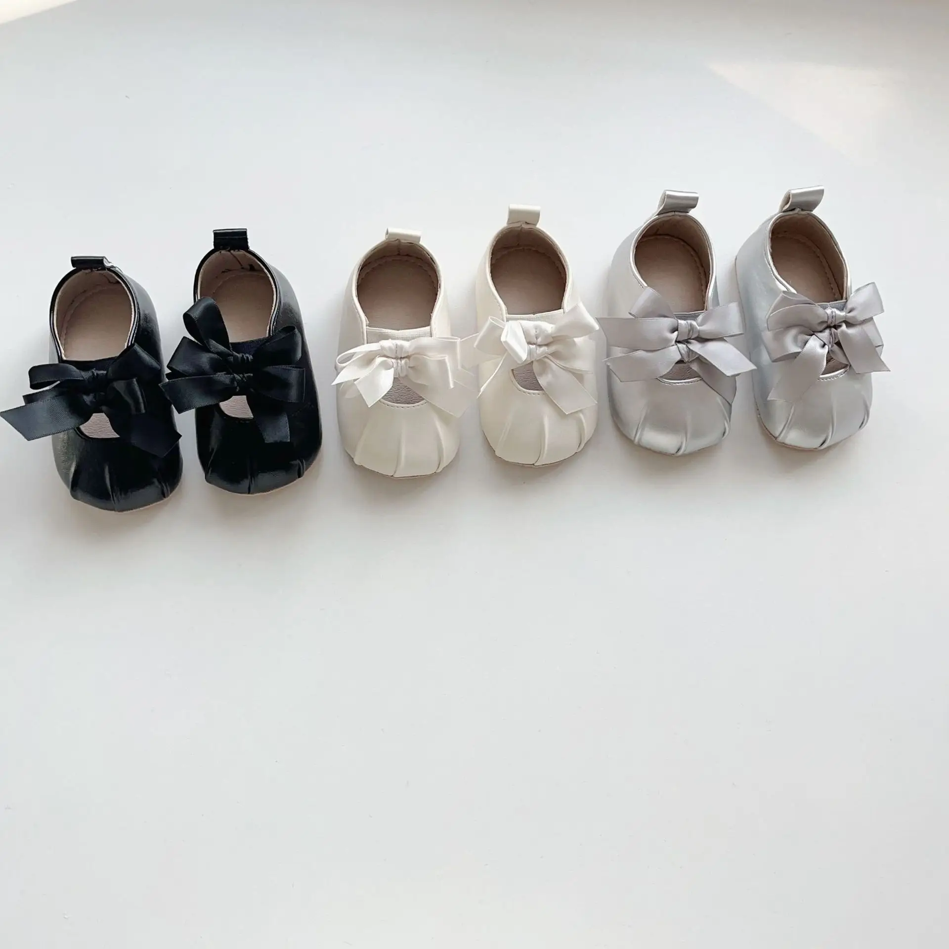 Black Bow Toddler Shoes Korean Style Soft Sole — feature 24