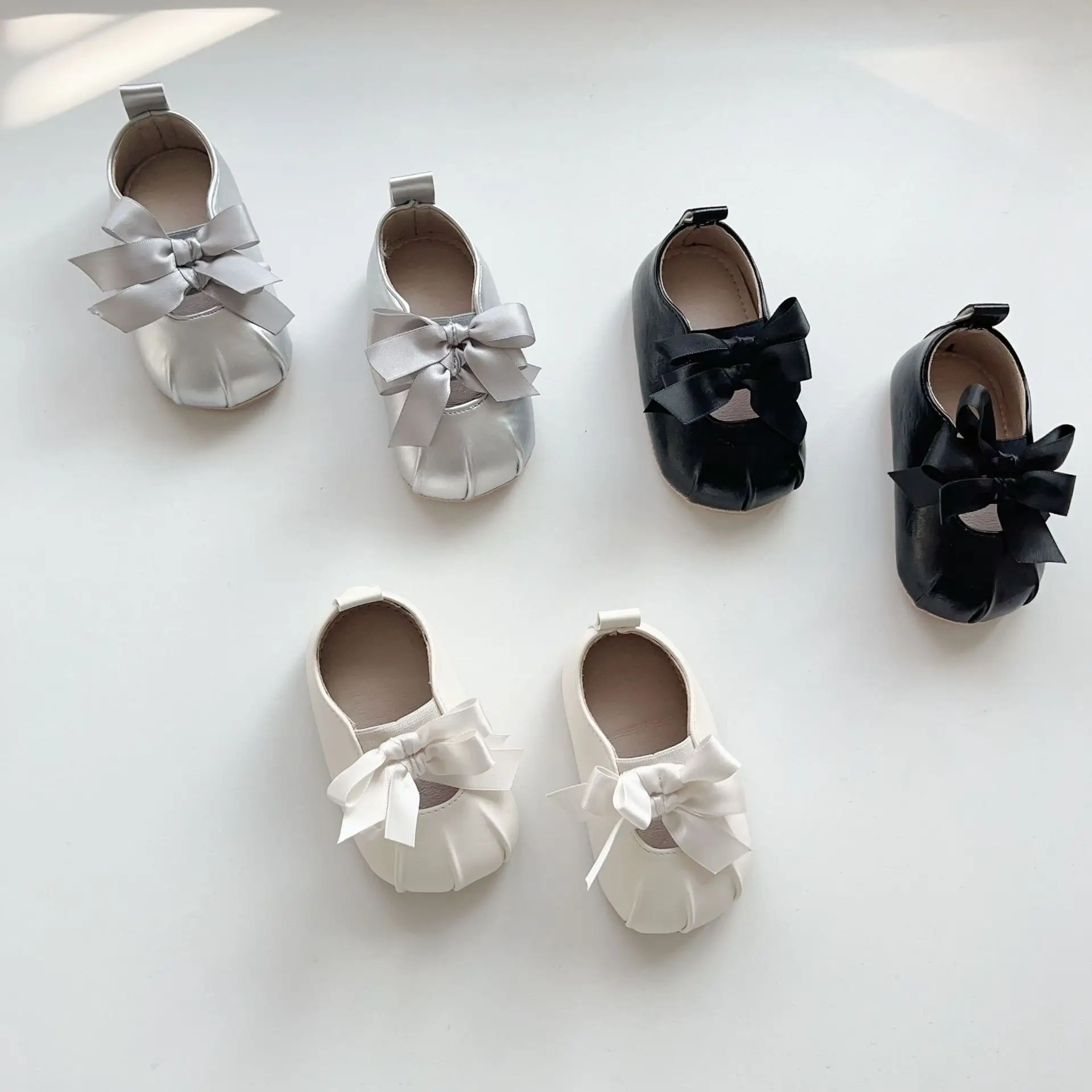 Black Bow Toddler Shoes Korean Style Soft Sole — feature 25