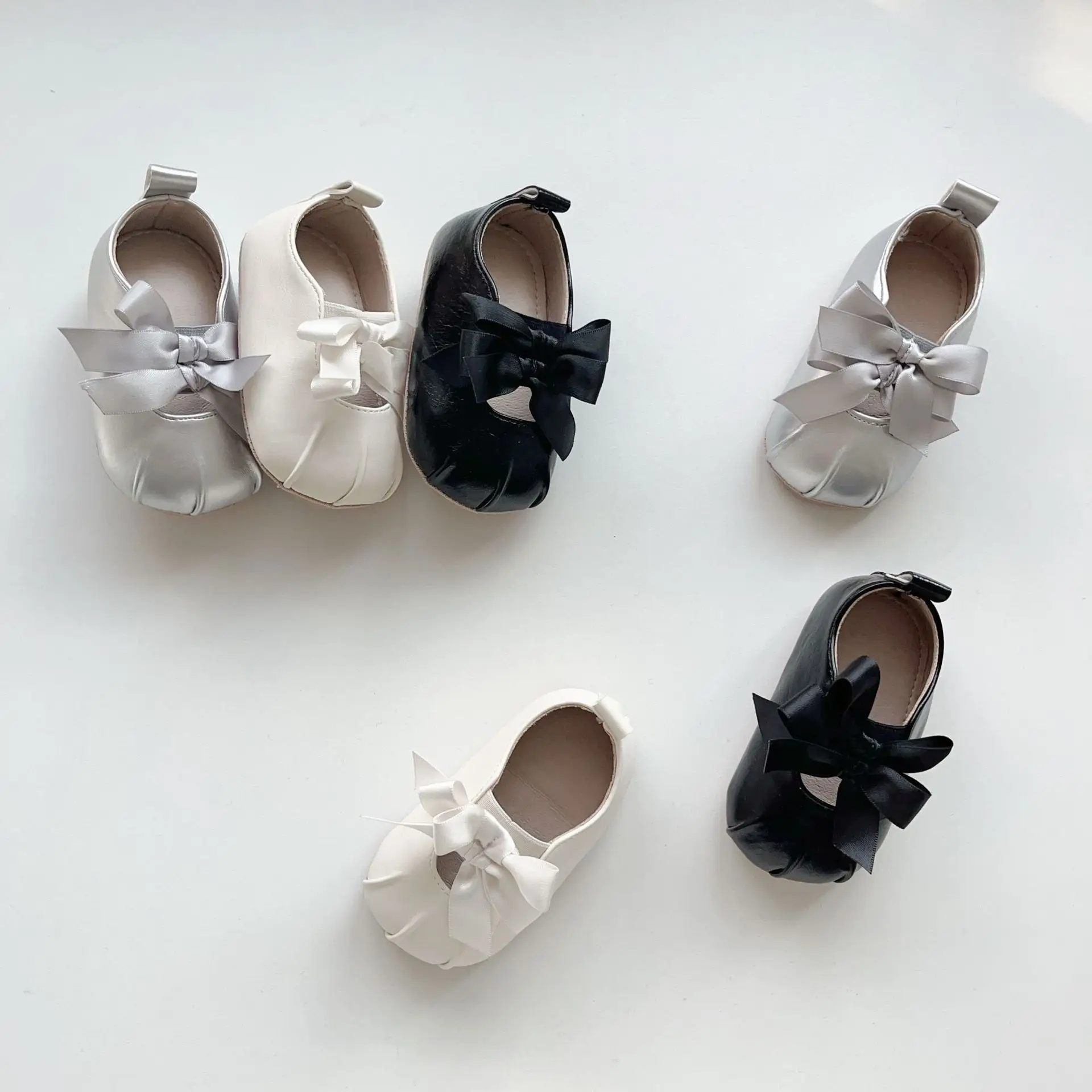 Black Bow Toddler Shoes Korean Style Soft Sole — feature 26