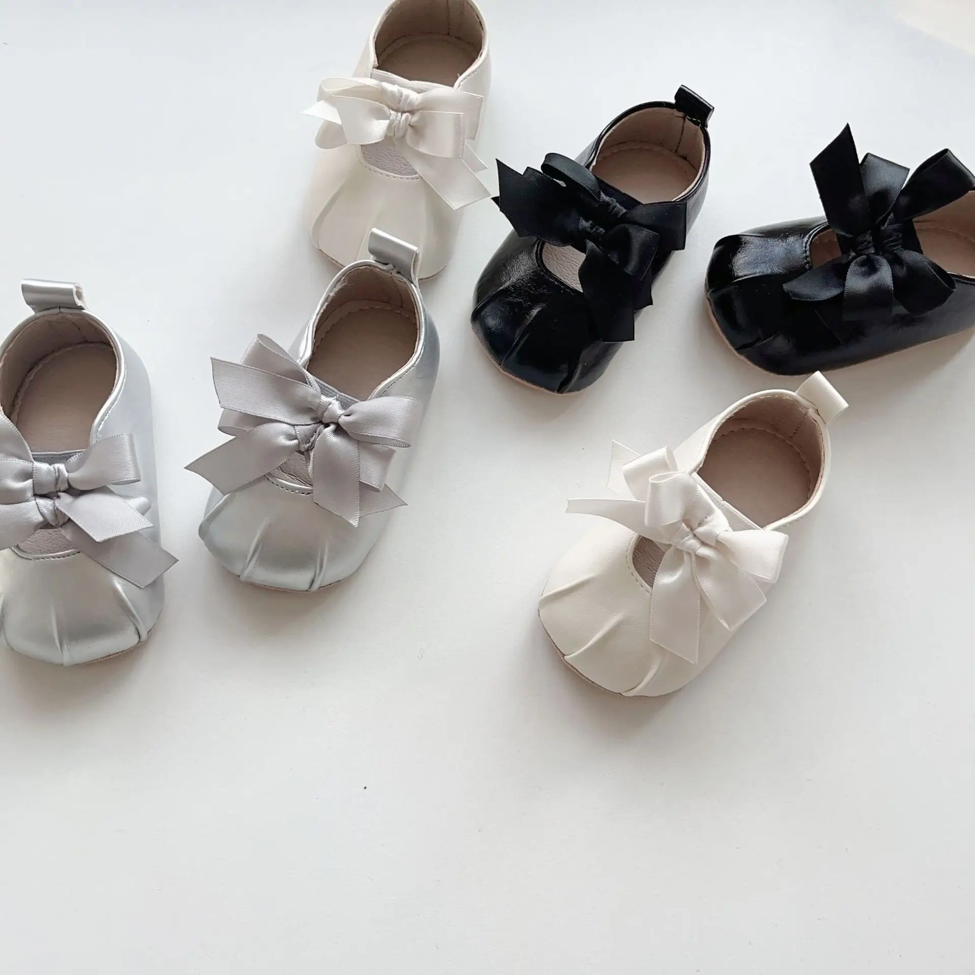 Black Bow Toddler Shoes Korean Style Soft Sole — feature 28